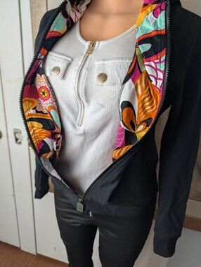 Y2K vintage Nilla Shields full-zip hoodie jacket Size S